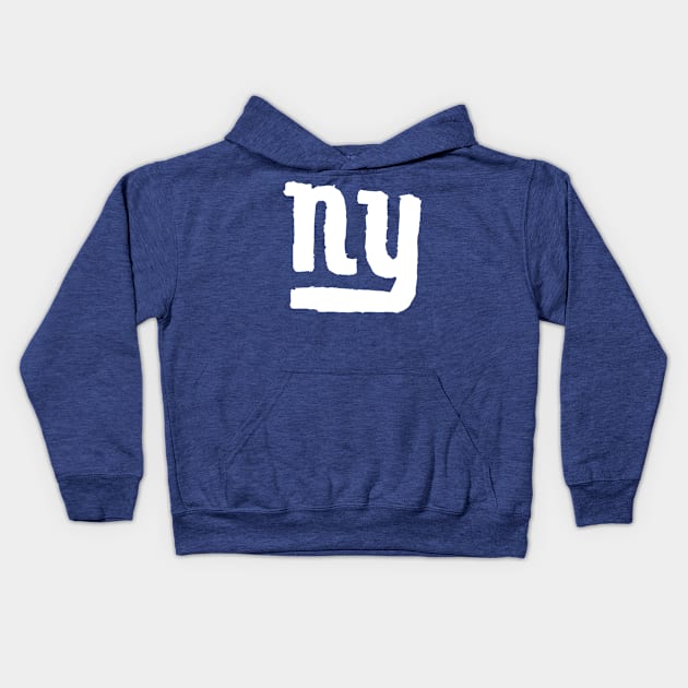 New York Giaaaants 09 Kids Hoodie by Very Simple Graph